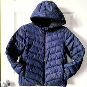 GAP Winter Puffer Navy Coat Size Small